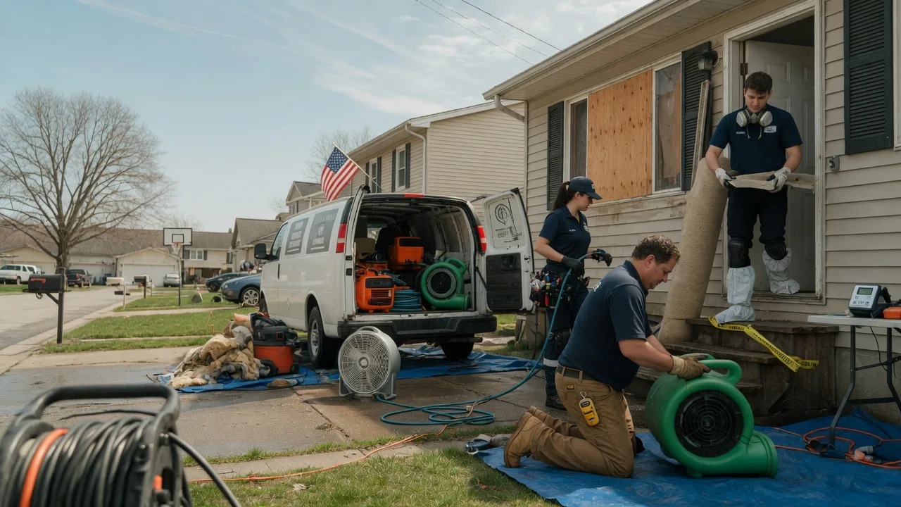 Water Damage Restoration in Rice, TX near me